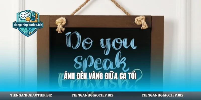 Ánh đèn vàng giữa ca tối