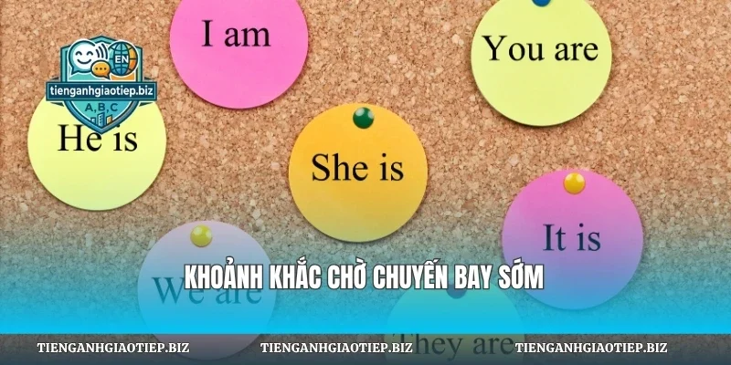 Khoảnh khắc chờ chuyến bay sớm