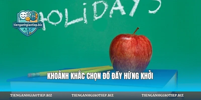 Khoảnh khắc chọn đồ đầy hứng khởi