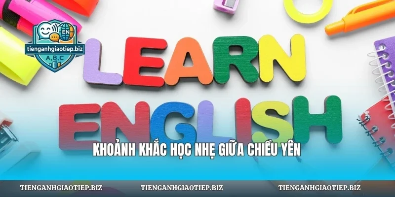 Khoảnh khắc học nhẹ giữa chiều yên