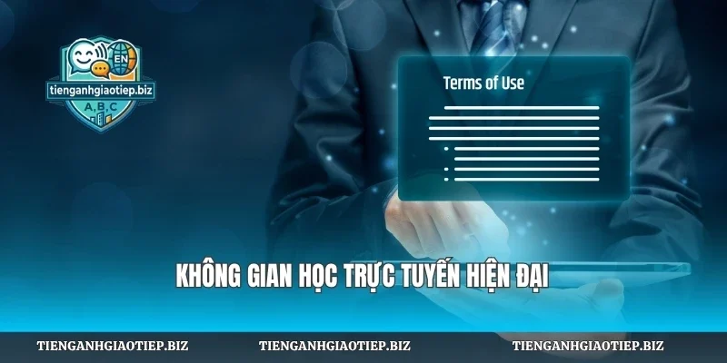 Không gian học trực tuyến hiện đại