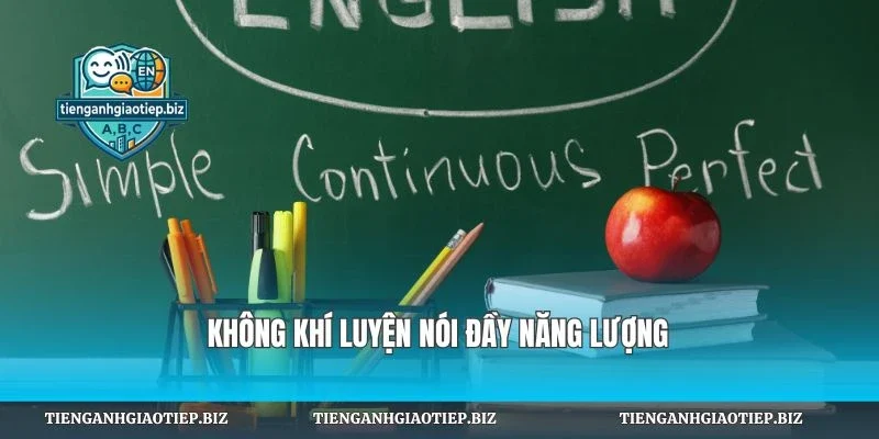 Không khí luyện nói đầy năng lượng