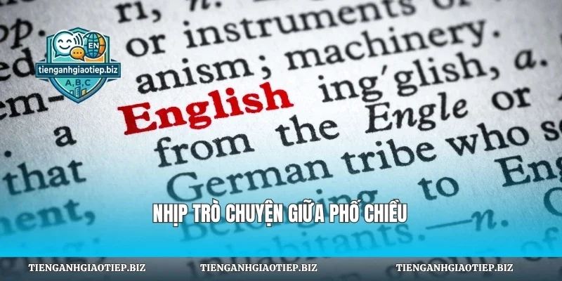 Nhịp trò chuyện giữa phố chiều